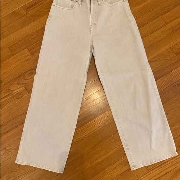 Madewell Cream Women's Jeans - Picture 1 of 4